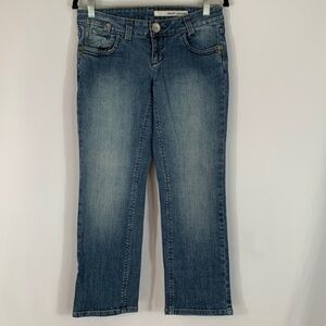 DKNY Blue Denim Jean Capris
